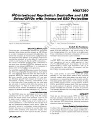 MAX7360EWX+T Datasheet Page 17