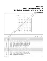 MAX7365EWA70+T Datasheet Page 5