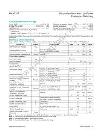 MAX7377AXRD+T Datasheet Page 2