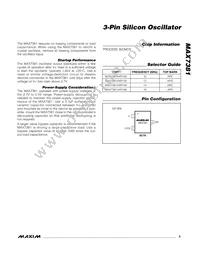 MAX7381AXR146+T Datasheet Page 5