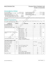 MAX7394ATTLY+T Datasheet Page 2