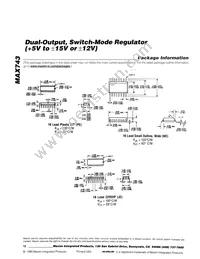 MAX743EWE+T Datasheet Page 12