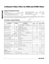 MAX7446EUD+T Datasheet Page 2
