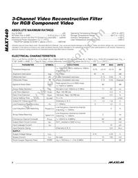 MAX7449EUD+T Datasheet Page 2