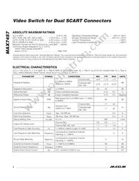 MAX7457ETE+ Datasheet Page 2