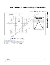 MAX7491CEE+T Datasheet Page 17