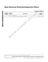MAX7491CEE+T Datasheet Page 18