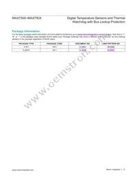 MAX7503MUA+TG24 Datasheet Page 12