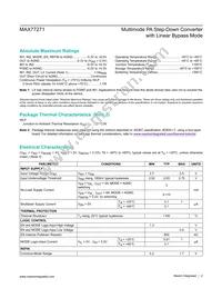 MAX77271EWL+T Datasheet Page 2