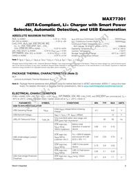 MAX77301EWA+T Datasheet Page 6