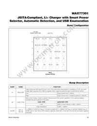 MAX77301EWA+T Datasheet Page 20