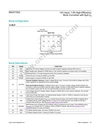 MAX77503AEWC+T Datasheet Page 18