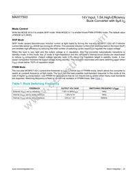 MAX77503AEWC+T Datasheet Page 20