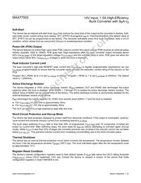 MAX77503AEWC+T Datasheet Page 22