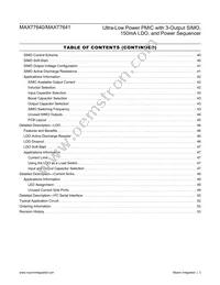 MAX77640AEWV+T Datasheet Page 3