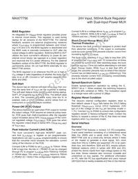 MAX77756DEWL+T Datasheet Page 17