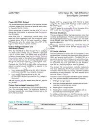 MAX77801ETP+ Datasheet Page 15