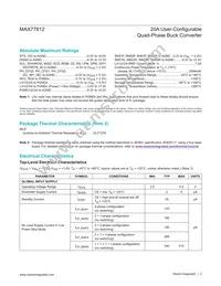 MAX77812EWB+ Datasheet Page 2