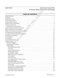 MAX77818EWZ+ Datasheet Page 2