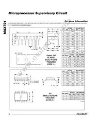 MAX791CSE Datasheet Page 18