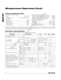 MAX791CUE+T Datasheet Page 2