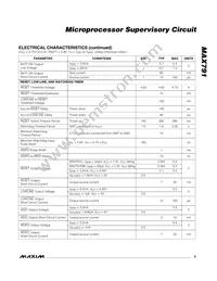 MAX791CUE+T Datasheet Page 3