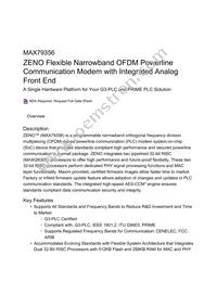 MAX79356ECM+T Datasheet Cover