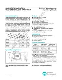 MAX806SEPA+ Datasheet Cover