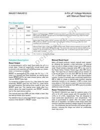 MAX811TEUS-T Datasheet Page 5