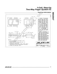 MAX847EEI+T Datasheet Page 17