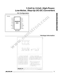 MAX849ESE+T Datasheet Page 15