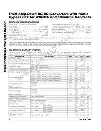 MAX8507ETE+T Datasheet Page 2
