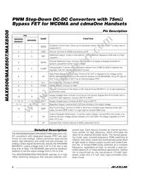 MAX8507ETE+T Datasheet Page 6