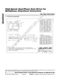 MAX8523EEE+T Datasheet Page 10
