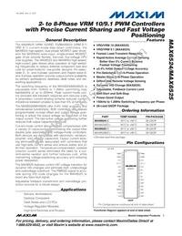 MAX8524EEI+ Datasheet Cover