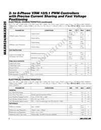 MAX8524EEI+ Datasheet Page 4