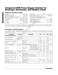 MAX8550AETI+T Datasheet Page 2