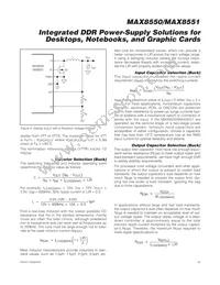 MAX8550ETI+TG104 Datasheet Page 19