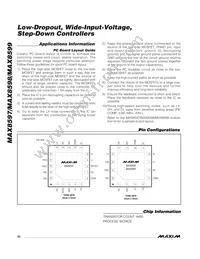 MAX8599ETE+T Datasheet Page 22