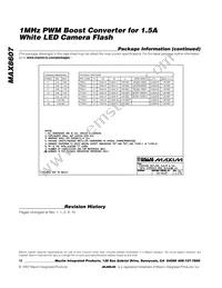 MAX8607ETD+T Datasheet Page 10