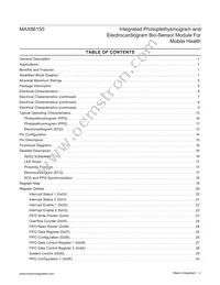 MAX86150EFF+ Datasheet Page 2