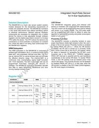 MAX86160EFN+ Datasheet Page 13