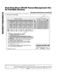 MAX8621YETG+T Datasheet Page 18