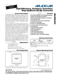 MAX8625AETD+T Datasheet Cover