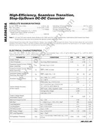 MAX8625AETD+T Datasheet Page 2