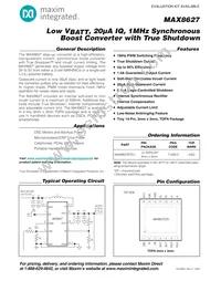 MAX8627ETD+T Datasheet Cover