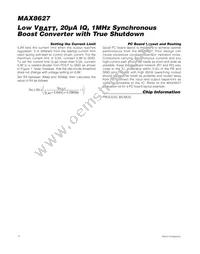 MAX8627ETD+T Datasheet Page 12