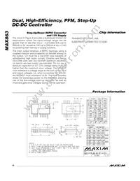 MAX863EEE+T Datasheet Page 16