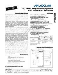 MAX8643ETG+T Datasheet Cover