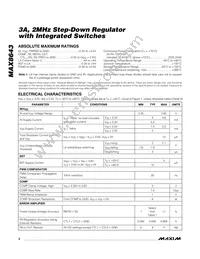 MAX8643ETG+TG05 Datasheet Page 2